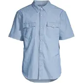 Levi's Chemise SS RELAXED FIT WESTERN hommes - Bleu - EU S