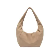 Liebeskind berlin Femmes, Sac à main, Hobo Bag FARRAH, Beige, Marron