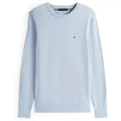Tommy Hilfiger Pull-over 'Essential' bleu marine / bleu clair / rouge / blanc