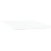 vidaXL , store enroulable blanc, 400 x 300 cm, polyester et métal