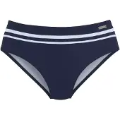 LASCANA Bas de bikini marine / blanc