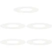 vidaXL , adapté aux arbres à faible circonférence, 5 pièces, blanc, diamètre 30/60 cm, acier