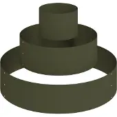 vidaXL Cache-pot de jardin Vert olive 90 x 90 x 20 cm