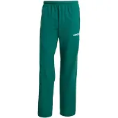 Adidas Pantalon 'Track' émeraude / blanc