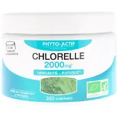 Phyto -Actif Chlorelle Ecocert 300 Comprimes