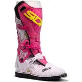Sidi Crossair HD Billy Bolt Édition Spéciale Bottes de Motocross Blanches Roses Taille 44