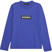 Napapijri Chamois Long Sleeve T-shirt Bleu 8 Years Enfants