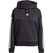 Adidas Essentials 3 Stripes Fleece Hoodie Noir XL Femme