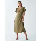 Willa Robe 'Misty' olive