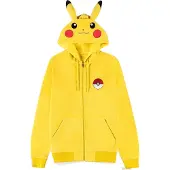 Pokémon Hommes, Pull-over, Pokémon - Pikachu Novelty Hoodie - M, Jaune, (M)