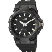 Q&Q Montre pour homme, en plastique, étanche jusqu'à 10 ATM
