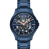 Armani Exchange Montre à affichage analogique gentiane / corail