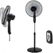 Coppens Ventilateur sur pied DAKOTA Noir 50 W