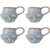 Creative Collection Ensemble de 4 mugs Bessie bleus