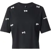 ONLY T-shirt 'ONLJONI' noir / blanc