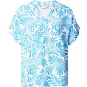 Zabaione Chemisier 'Pi44aa' azur / blanc