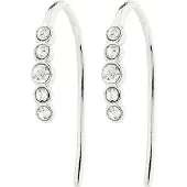 Pilgrim Boucles d'oreilles ' Jenni ' argent / transparent