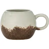 Bloomingville Ensemble de 4 mugs Paula marron/vert