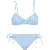 LASCANA Bikini bleu clair / blanc cassé