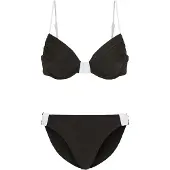 LASCANA Bikini noir / blanc