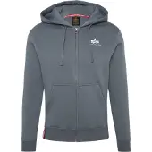 Alpha industries Basic Sl Full Zip Sweatshirt Bleu L Homme