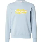 Pepe Jeans pour homme. PM582921 Sweat Milton bleu (L), Casuel, Coton