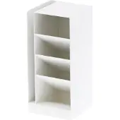Yamazaki Boîte de Stockage Yamazaki Tower Desk Stand White