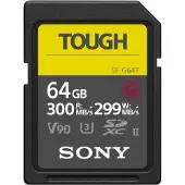 Sony SF-G Series SF-G64 - Carte mémoire flash - 64 Go - UHS-II U3 / Class10 - SDXC UHS-II