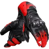 Dainese Fiero Metal Noir Blanc Rouge Fluo Gants Taille 3XL