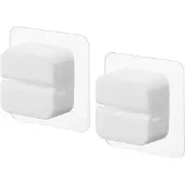 Yamazaki Porte-crochets adhésifs multi-usages (lot de 2) TOWER