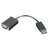 Lenovo Câble VGA DisplayPort à HD-15 (VGA) (0.20 m), Câble vidéo, Noir