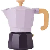 La Cafetière Venice Cafetière à expresso en aluminium pour 3 tasses - Violet bicolore