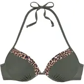LASCANA Hauts de bikini beige / marron / olive