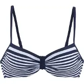 LASCANA Hauts de bikini marine / blanc