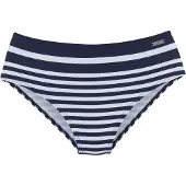 LASCANA Bas de bikini marine / blanc