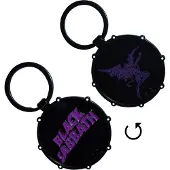 Black Sabbath Hommes, Porte-clés, Wavy Logo & Daemon Drum Schlüsselanhänger, Multicolore