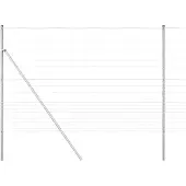 vidaXL Clôture en fil d'acier galvanisé, soudée, 25 x 1,6 m