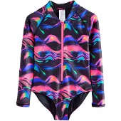 Next Maillot de bain bleu clair / rose / noir