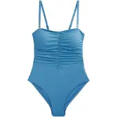 Next Maillot de bain modelant bleu