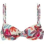 LASCANA Hauts de bikini crème / bleu clair / mûre / rouge