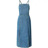 Pepe Jeans pour femme. PL953767 Robe Elodie bleue (S), Casuel, Coton, Sans manches / bretelles