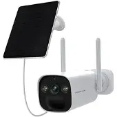 Foscam BP4 camera with solar panel