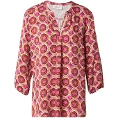 Cartoon Chemisier orange / rose / rose / blanc