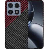 Techsuit - Carbonite FiberShell - Xiaomi 14T Pro - Red Vortex (Xiaomi 14T Pro), Coque pour téléphone portable, Rouge