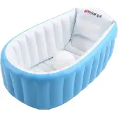 Northix Baignoire gonflable pour bébé - Bleu