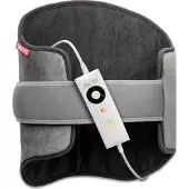 Imetec Intellisense Coussin chauffant lombaire avec bande Thérapie thermique pour le mal de dos