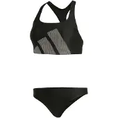 Adidas Bikini de sport 'Big Bars' noir / blanc