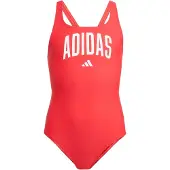 Adidas Collegiate V-back Swimsuit Rouge 4-5 Years Fille
