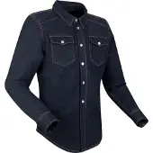 Segura Veste textile pour moto Luthor Denim, noir, 3XL