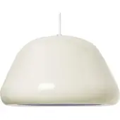 Beliani Suspension lumière beige métal brillant forme arrondie style moderne vintage cuisine salle à manger